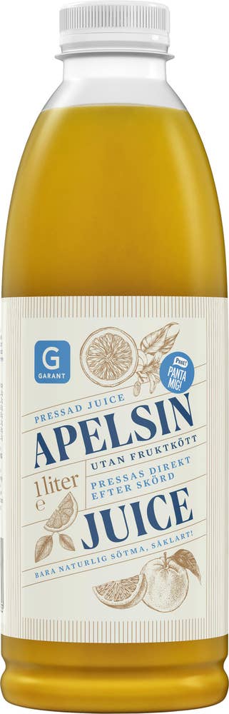 Garant Apelsinjuice utan Fruktkött