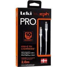 Leki bycph Kabel usb-c till lightning 2m