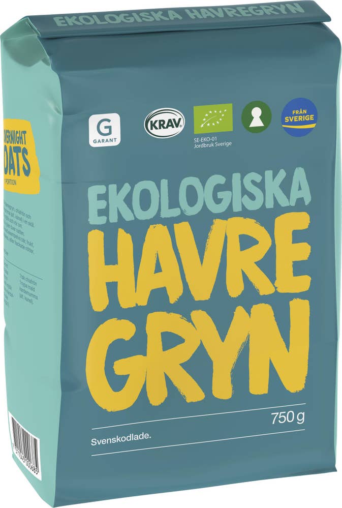 Garant Eko Havregryn EKO/KRAV