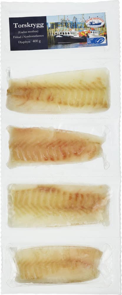 Polar Seafood Torskryggfilé Fryst MSC