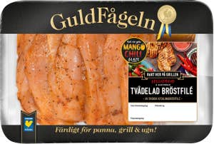 Guldfågeln Tvådelad Kycklingbröstfilé Marinerad