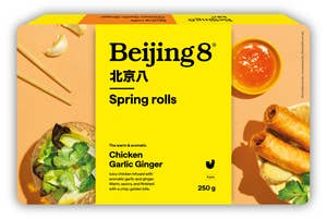 Beijing8 Vårrullar Kyckling, Vitlök & Ingefära Fryst