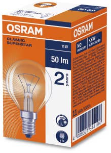 Osram Klotlampa 11W E14
