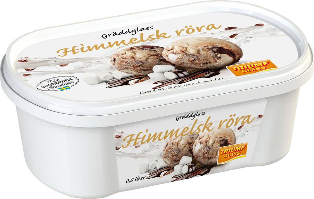 Triumf Glass Gräddglass Himmelsk Röra