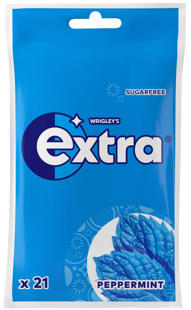 Extra Tuggummi Peppermint Sockerfri