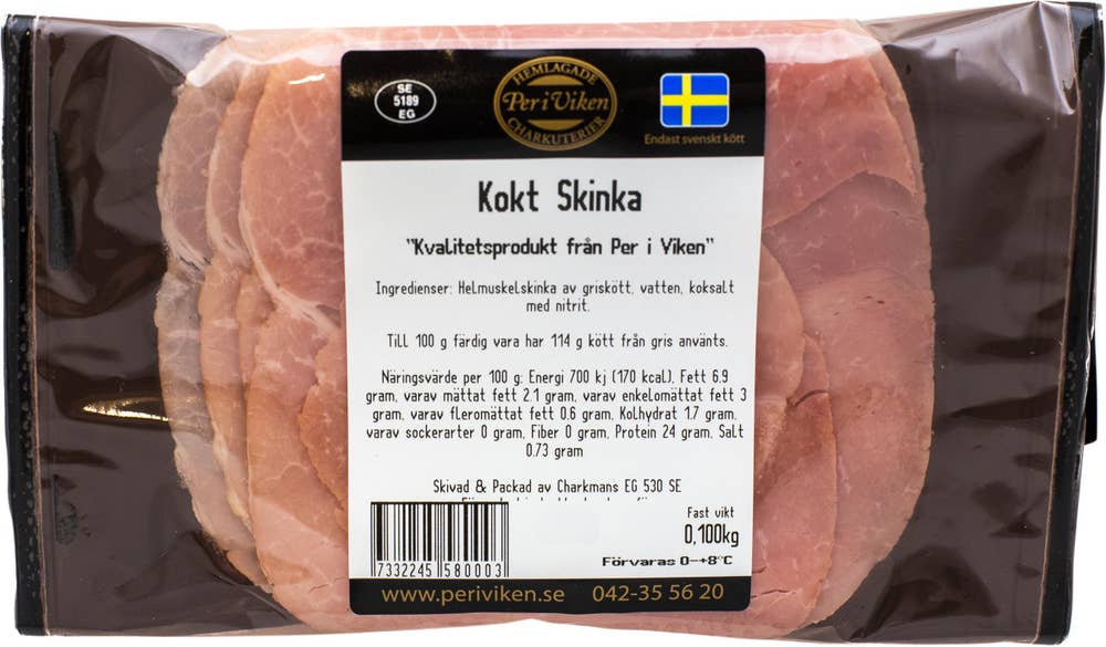 Per i Viken Kokt Skinka Skivad