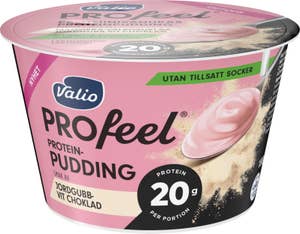 Valio PROfeel Proteinpudding Jordgubb & Vit Choklad