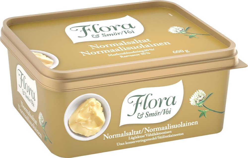 Flora med Smör Normalsaltat 80%