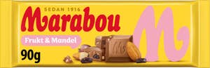 Marabou Mjölkchoklad Frukt & Mandel