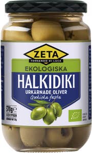 Zeta Halkidiki Oliver utan Kärnor EKO