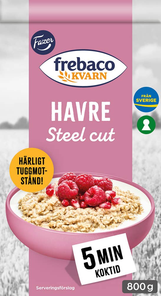 Frebaco Kvarn Havre Steel Cut