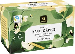Garant Svart Te Äpple & Kanel