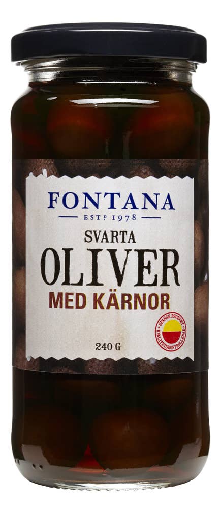 Fontana Oliver Svarta med kärnor
