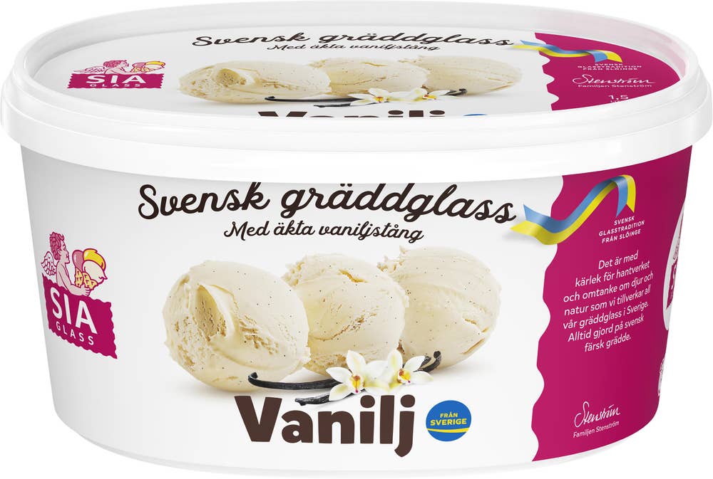 SIA Glass Gräddglass Vanilj