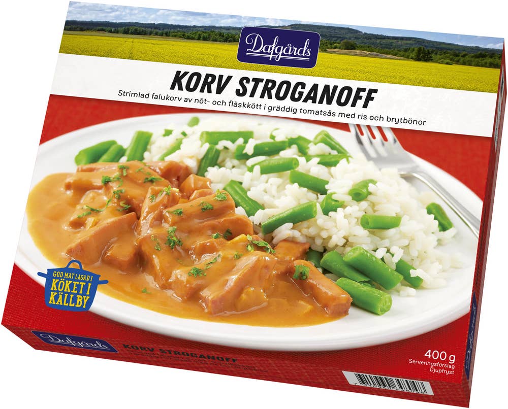 Dafgårds Korv Stroganoff Fryst