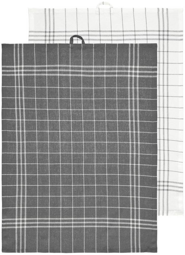 Noble House Kökshandduk Hanna Classic M.Grå 50x70cm Noble House