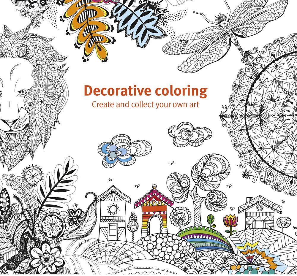 Panduro Målarbok Decorative Coloring Panduro