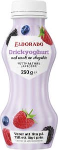 Eldorado Drickyoghurt Laktosfri Skogsbär