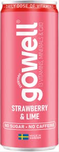 Gowell Funktionsdryck Jordgubb & Lime Sockerfri