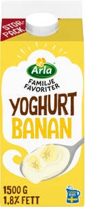 Arla® Yoghurt Banan 1,8% Familjefavoriter