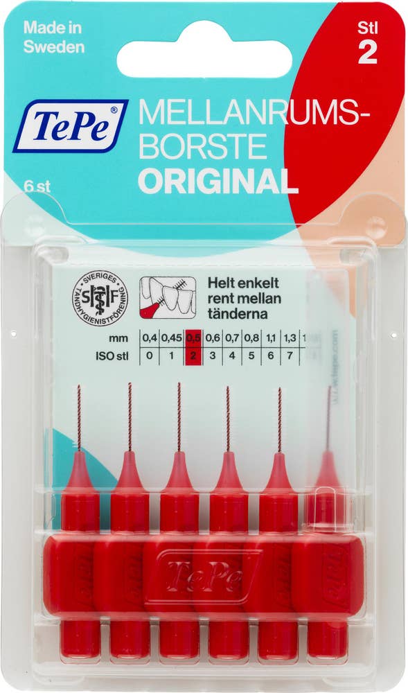 TePe Mellanrumsborste Röd 0,5mm