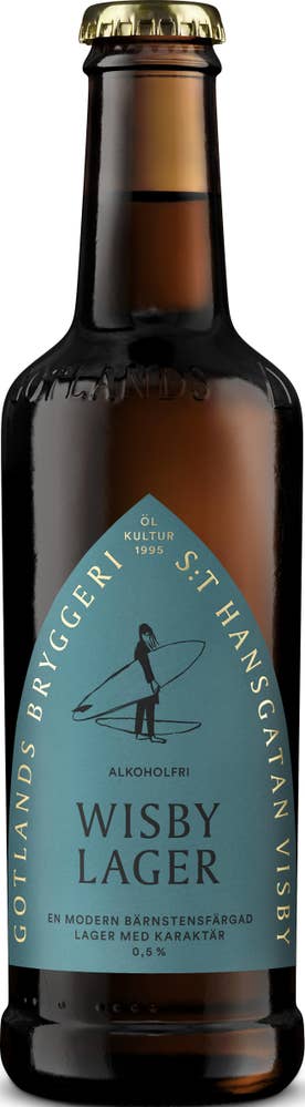 Gotlands Bryggeri Öl Wisby Lager Alkoholfri 0,5%
