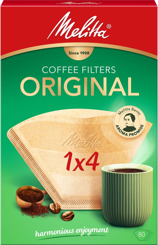 Melitta Kaffefilter 1x4 Bruna