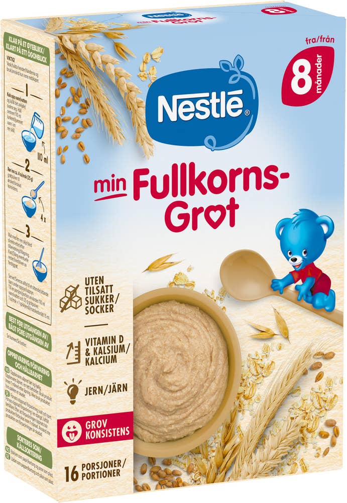 Nestlé Fullkornsgröt 8M