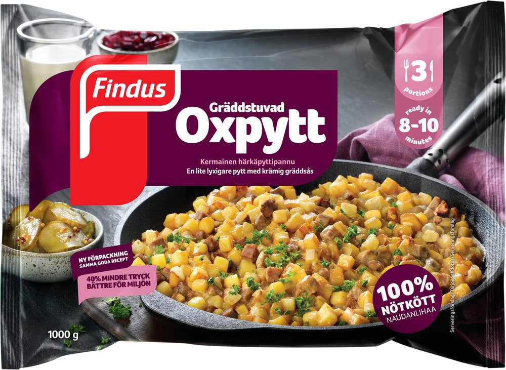 Findus Oxpytt Gräddstuvad Fryst