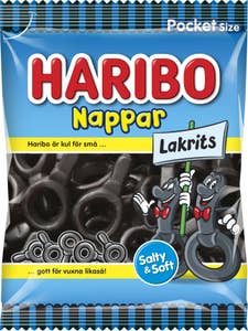 Haribo Nappar Lakrits