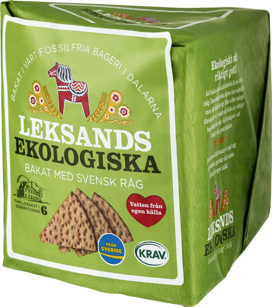 Leksands Knäckebröd Trekantsknäcke Ekologiska Leksands knäckebröd
