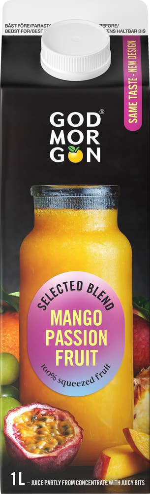 God Morgon® Juice Mango & Passionsfrukt