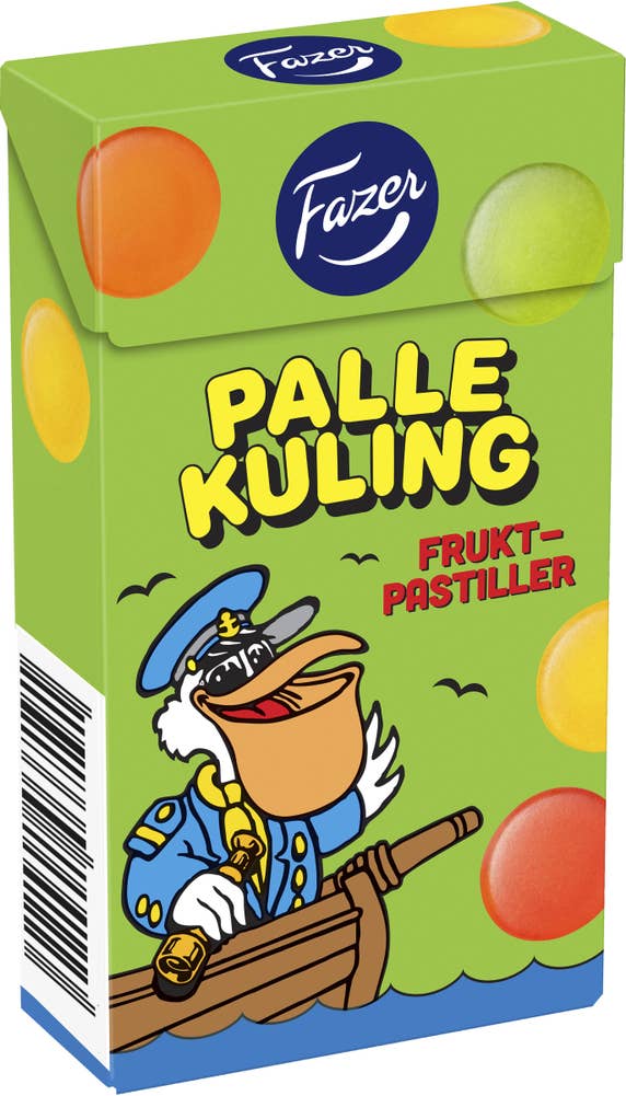 Fazer Palle Kuling Fruktpastiller Tablettask
