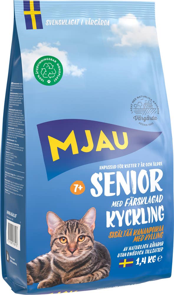 Mjau Kattmat Senior