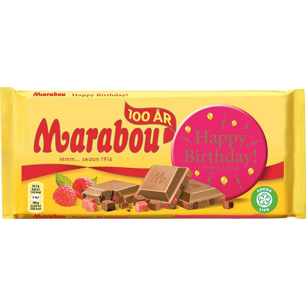 Marabou Happy Birthday Marabou