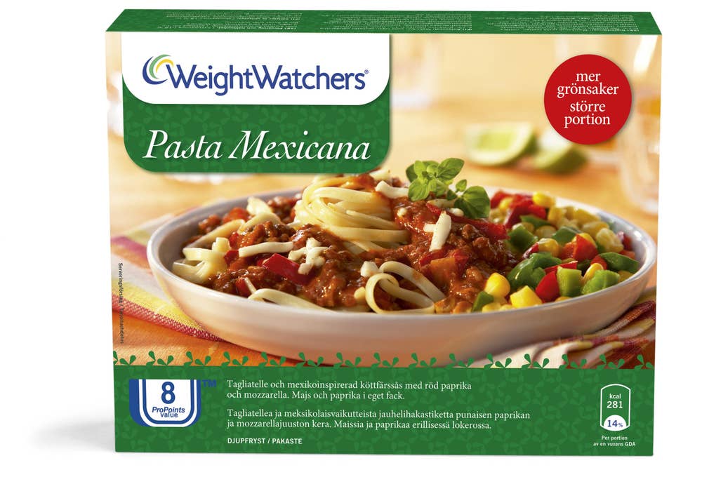 Viktväktarna Fryst Pasta Mexicana Viktväktarna