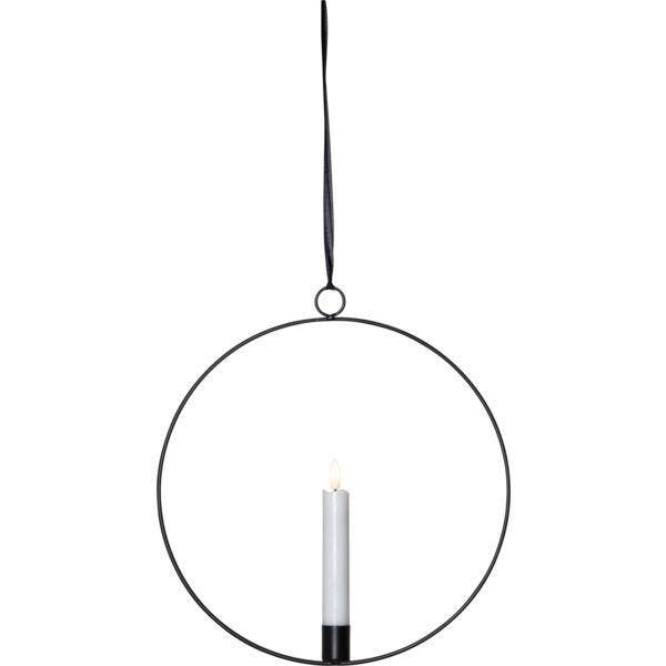 Star Trading Inomhusdekoration Flamme Ring Svart