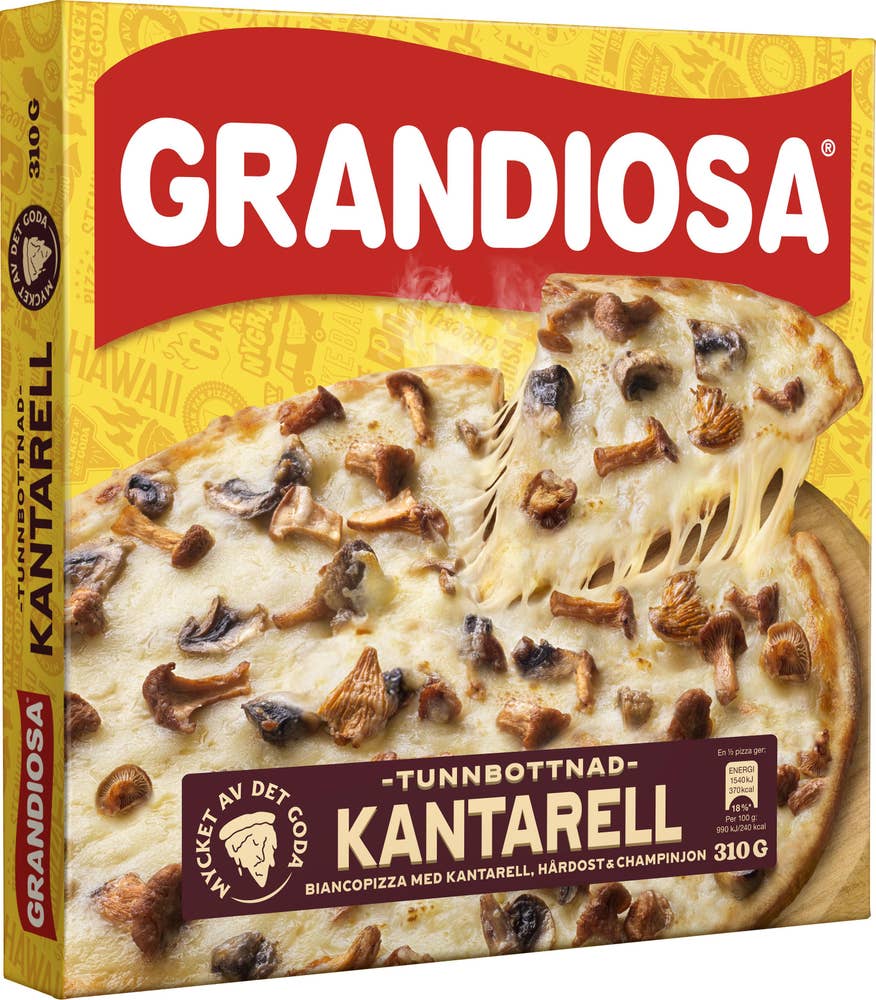 Grandiosa Pizza Queen Kantarell Fryst