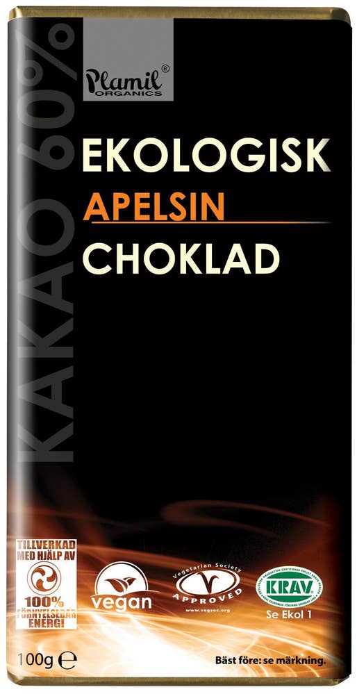 Ej sorterad Choklad Apelsin Plamil