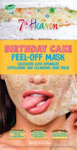 7th Heaven Ansiktsmask Birthday Cake Peel-Off 8ml 7th Heaven