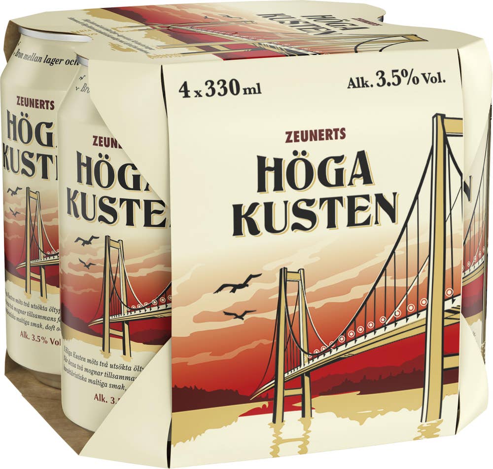 Höga Kusten Öl Höga Kusten 3,5% 4x33cl