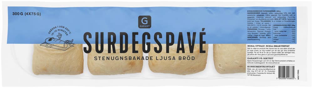 Garant Baguette Surdegspavé 4-p