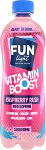 Fun Light Vitamindryck Raspberry Rush Drickfärdig