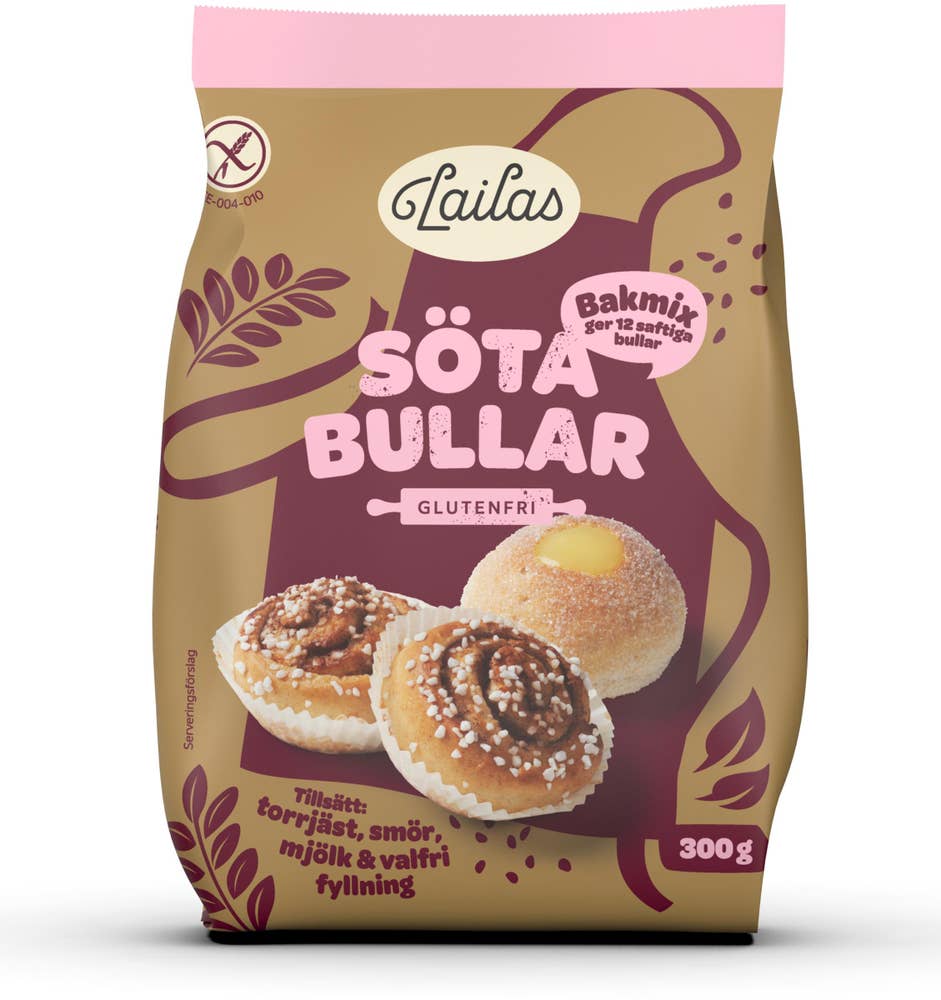 Lailas Bakmix Söta Bullar Glutenfri