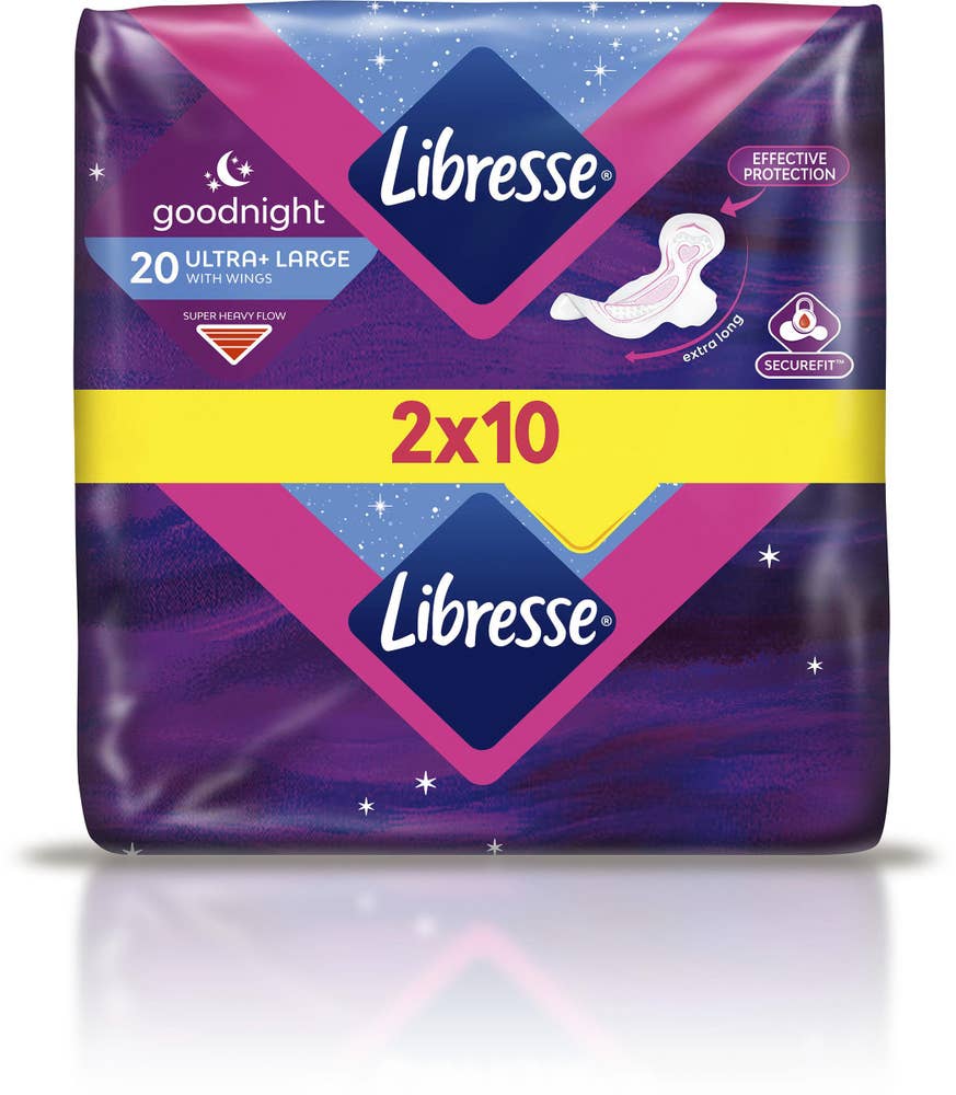 Libresse Bindor Ultra Goodnight Duopack 20-p Libresse