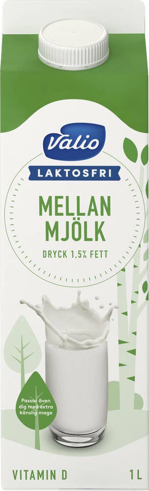 Valio Mellanmjölk Laktosfri 1,5%