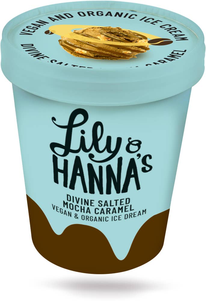 Lily & Hanna Glass Divine Salted Mocha Caramel Vegansk EKO Lily & Hanna's