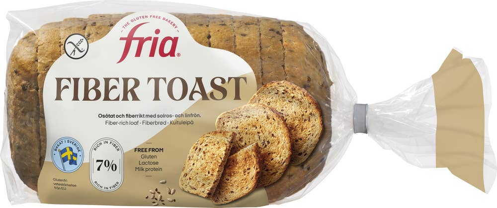 Fria Fiber Toast Glutenfri Fryst