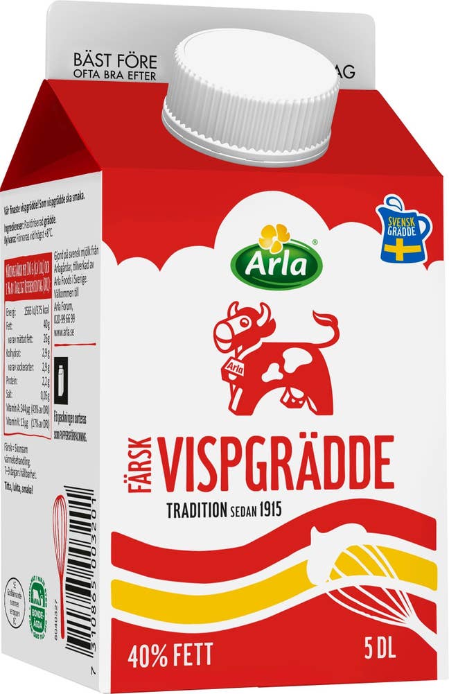 Vispgrädde 40%
