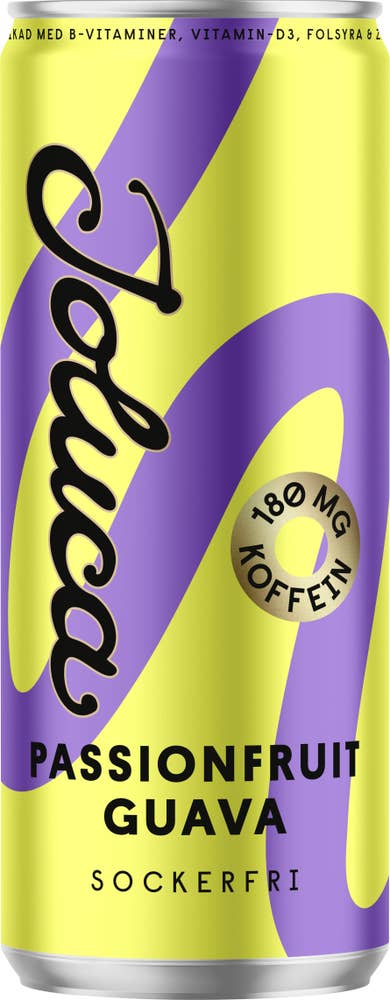 Joluca Energidryck Passionfruit Guava Sockerfri
